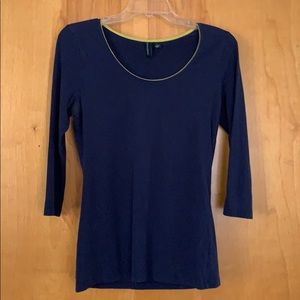 Cynthia Rowley Quarter Sleeve Top